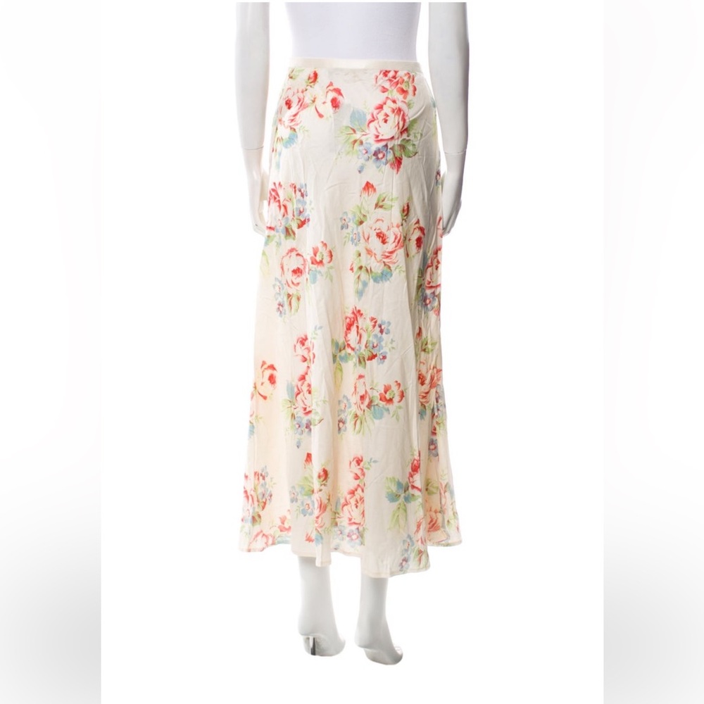 New Ralph Lauren Floral Maxi Long Skirt - Picture 2 of 5